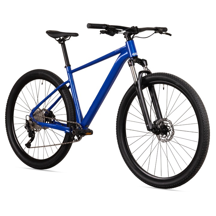 Bicicleta MTB Goetze Titan 29", Hardtail, cadru aluminiu, 10 viteze Shimano Deore, frane hidraulice pe disc, furca 100 mm Lock-Out