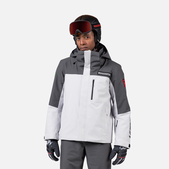 Geaca ski Rossignol HERO VELIKA INSULATED JKT, culoare gri, pentru barbati, marimea S