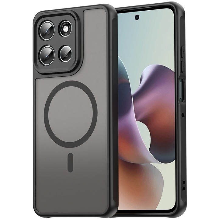 Husa pentru Motorola Moto G86 - Techsuit HaloFrost II MagSafe - Black
