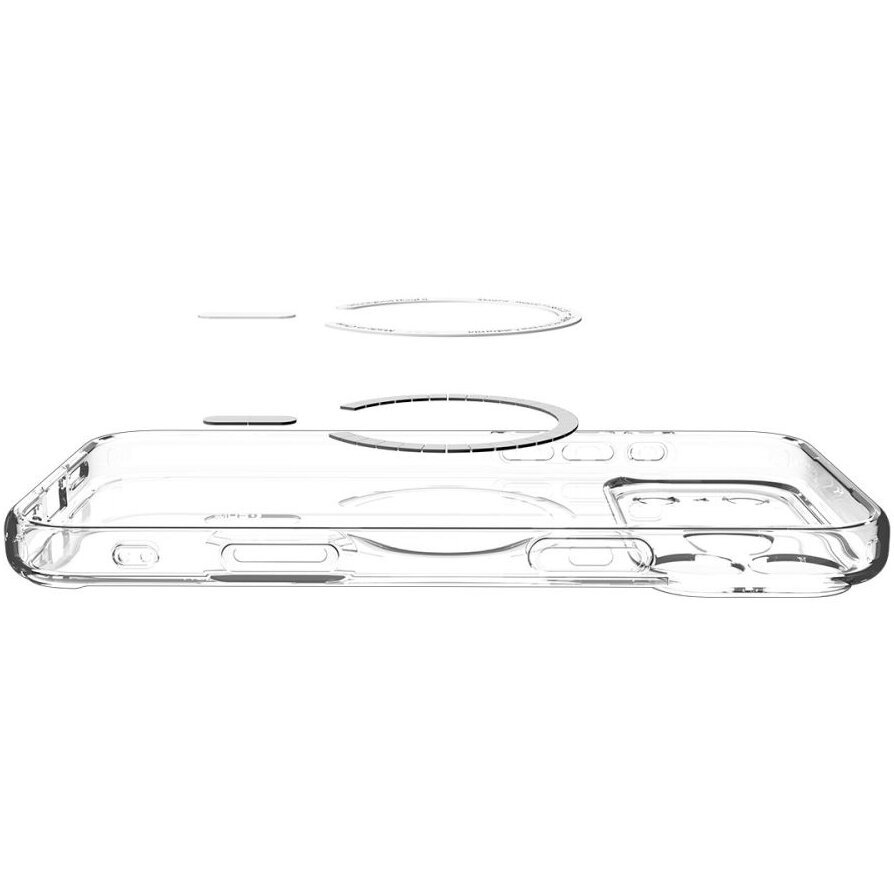 Husa pentru iPhone 17 Pro Max - Spigen Ultra Hybrid MagSafe - Clear/Gold