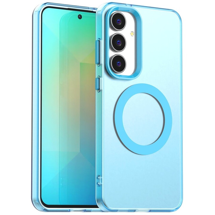 Husa pentru Samsung Galaxy S25 FE - Techsuit CandyCase MagSafe - Blue