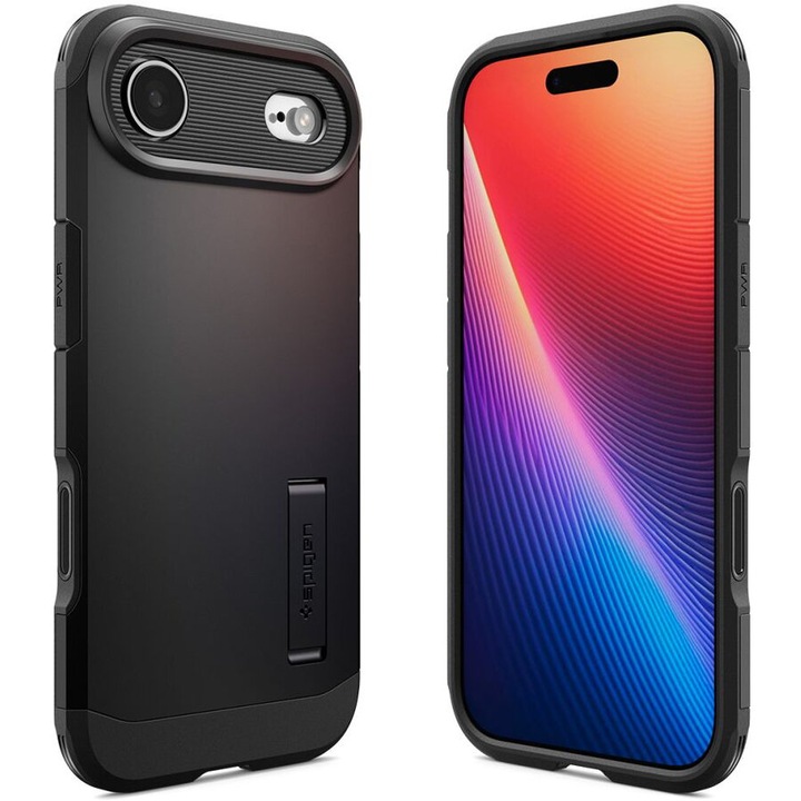 Husa pentru iPhone 17 Air - Spigen Tough Armor "T" MagSafe - Black