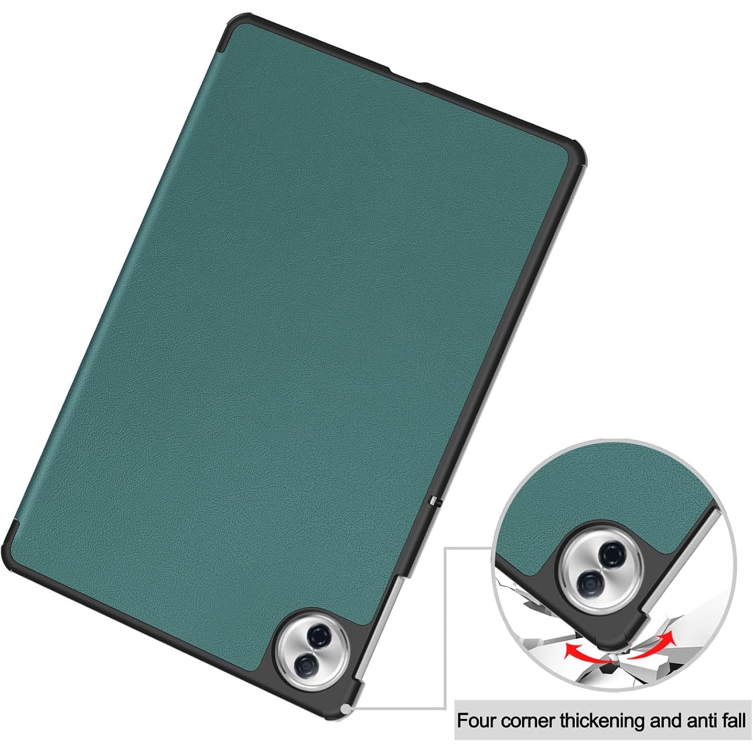 Husa Sigloo pentru tableta Honor Pad 10, 12.1" (2025), – Slim, Tri-Fold Magnetic, Piele Ecologica, Stand Reglabil, – Burgundy