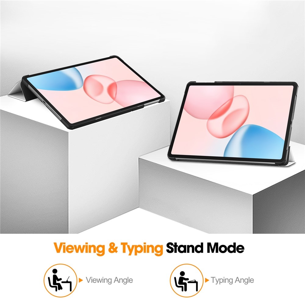Husa Sigloo pentru tableta Honor Pad 10, 12.1" (2025), – Slim, Tri-Fold Magnetic, Piele Ecologica, Stand Reglabil, – model Lazy Cat