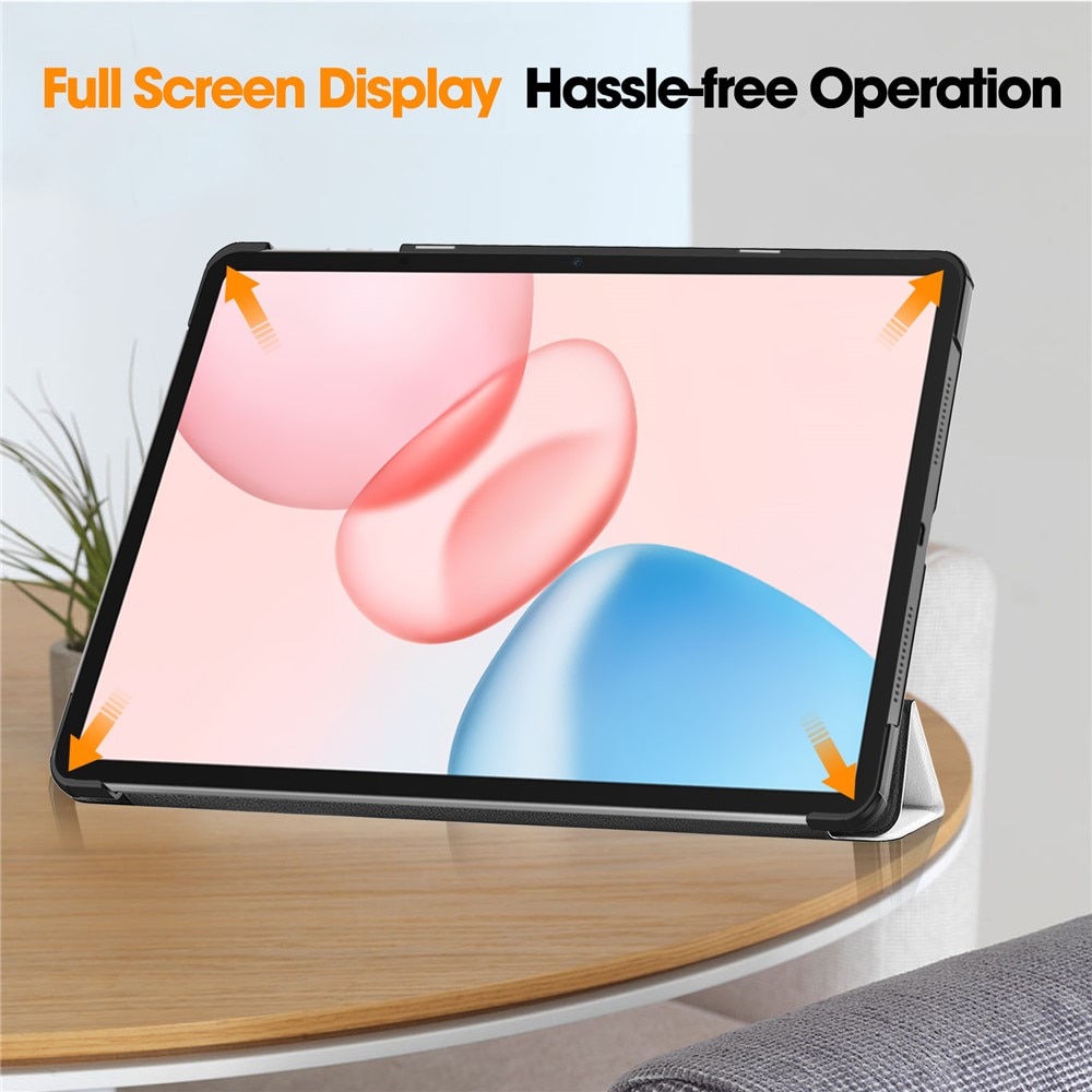 Husa Sigloo pentru tableta Honor Pad 10, 12.1" (2025), – Slim, Tri-Fold Magnetic, Piele Ecologica, Stand Reglabil, – model Lazy Cat