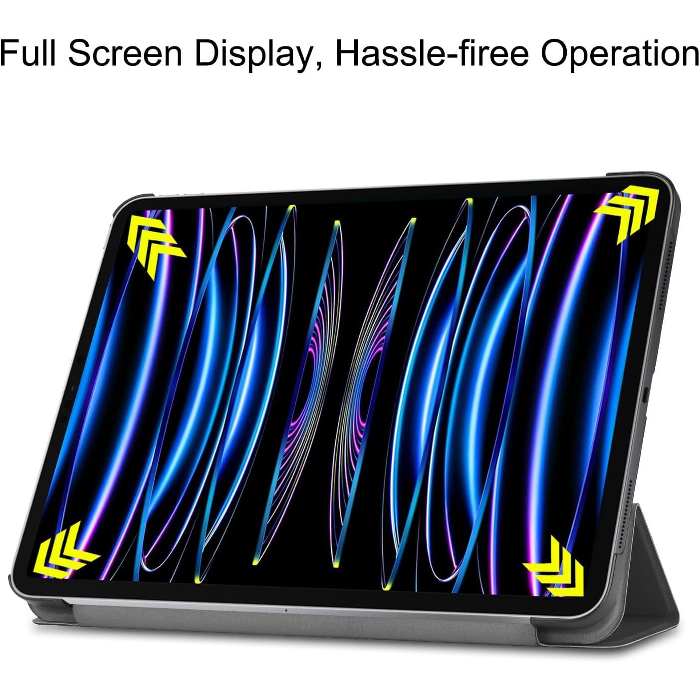 Husa Sigloo pentru tableta Honor Pad 10, 12.1" (2025), – Slim, Tri-Fold Magnetic, Piele Ecologica, Stand Reglabil, – model Butterfly
