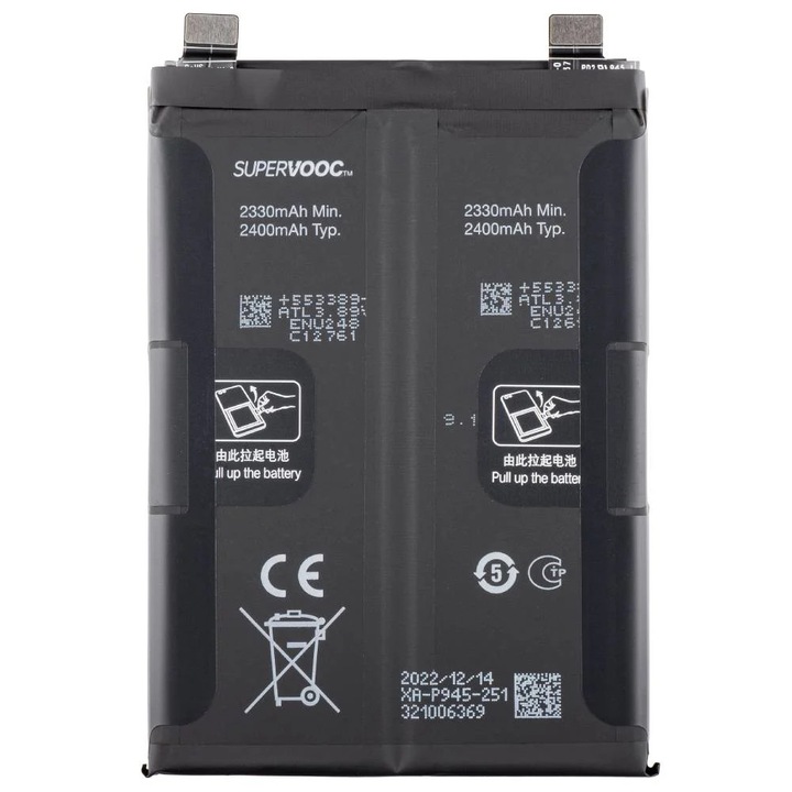 Baterie pentru OnePlus 10T, Lithium-Ion