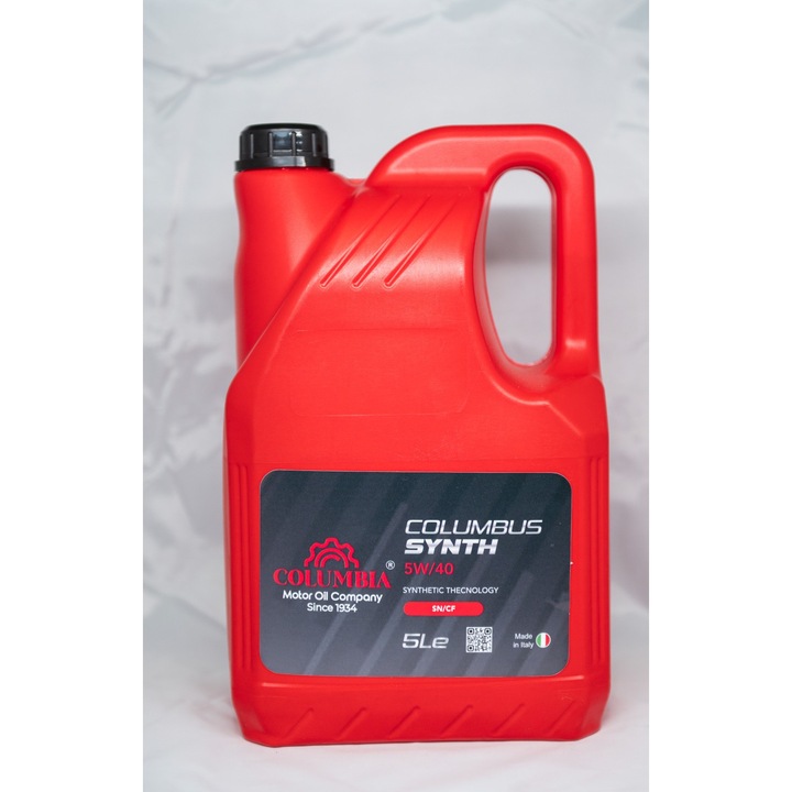 Ulei de motor sintetic 5W/40 Columbia, 5L