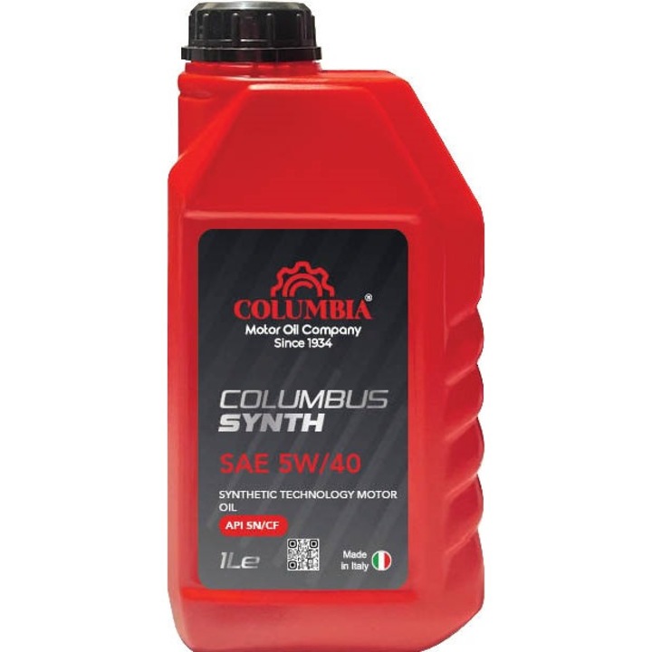 Ulei de motor sintetic 5W/40 Columbia, 1L