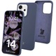 Carcasa Bizon Soft compatibila cu Oppo Reno 14, Dark Blue