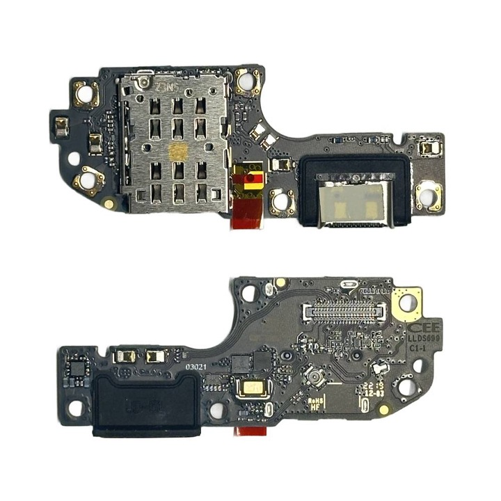 Receiver incarcare set, Huawei Nova Y90, modul incarcare, cititor SIM, microfon