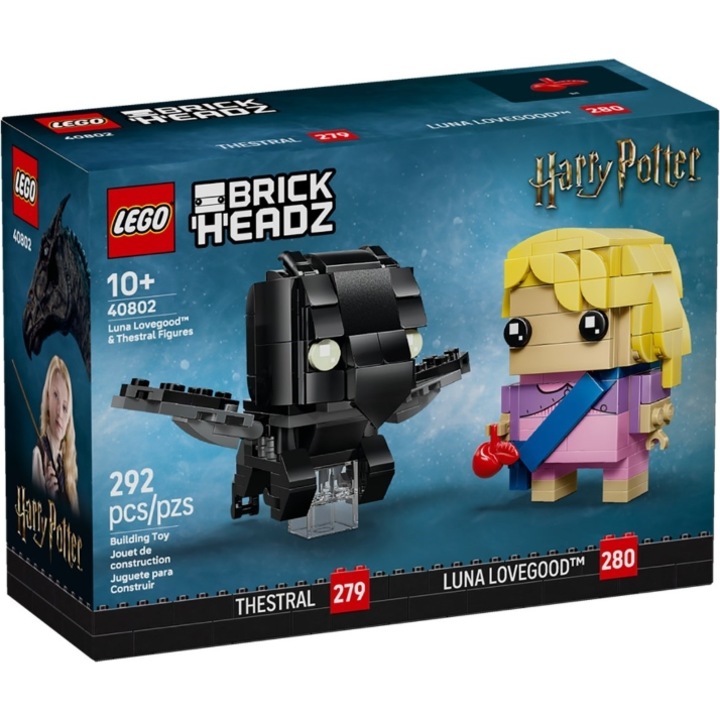 LEGO Figurinele Luna Lovegood si Thestral, set de constructie, 7 ani, 2 piese