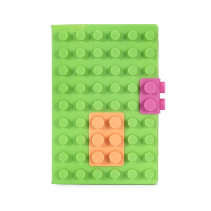 Тетрадка за деца, блок формат, 15 x 10 см, сменяем пълнител, зелена, VOLAN