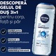 Pachet: Gel de dus NIVEA Pure Impact 2 x 500ml