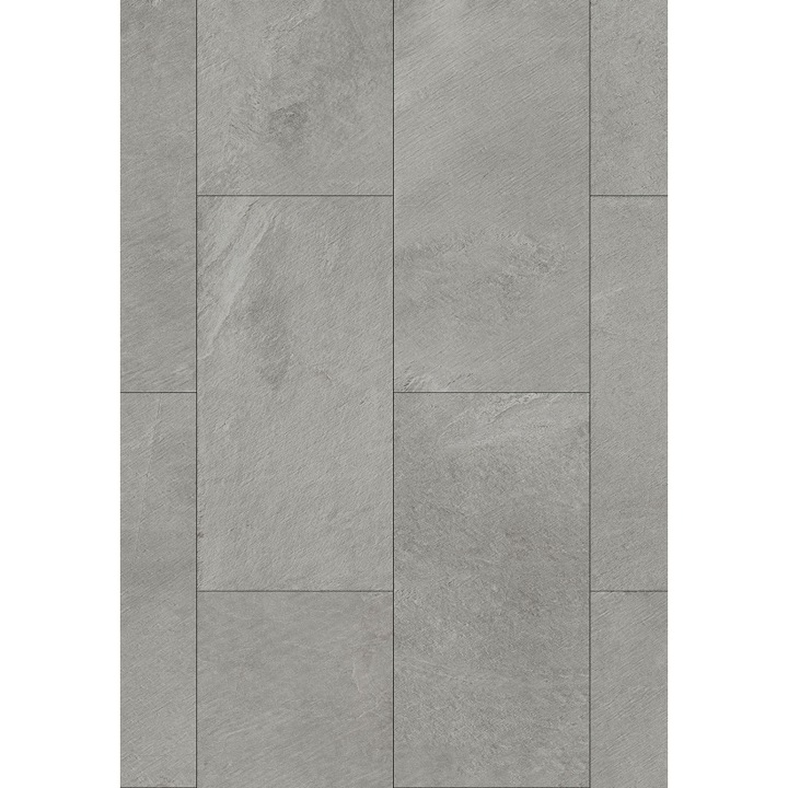 Mexen Grey Leaf vinil panelek, 610x305mm, 2,5mm, PVC alátét, Pala, 12 darabos készlet