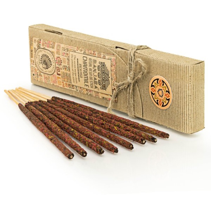 Set betisoare parfumate din rasina, Banjara, Rumianek, aroma florala si ierboasa