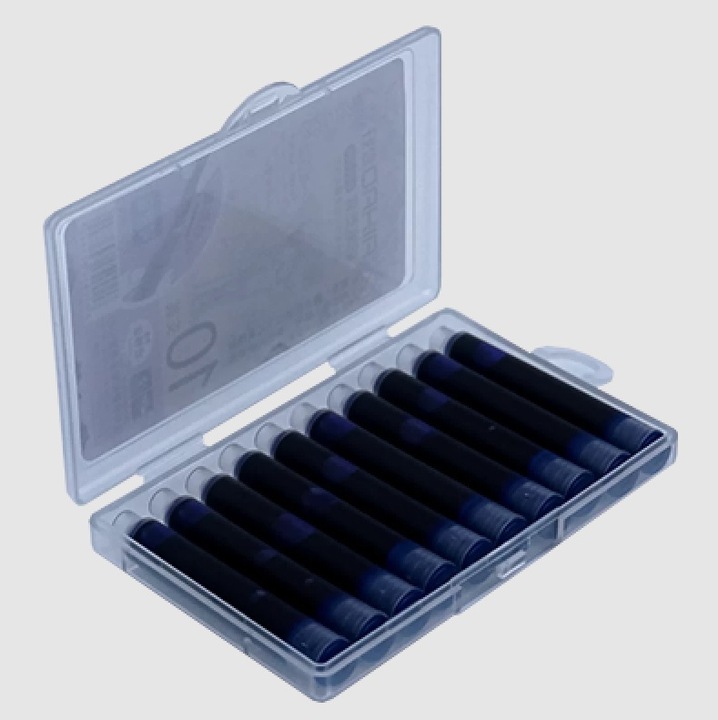 Set 10 rezerve albastre stilou Aihao – Scriere lina si clara, fara intreruperi