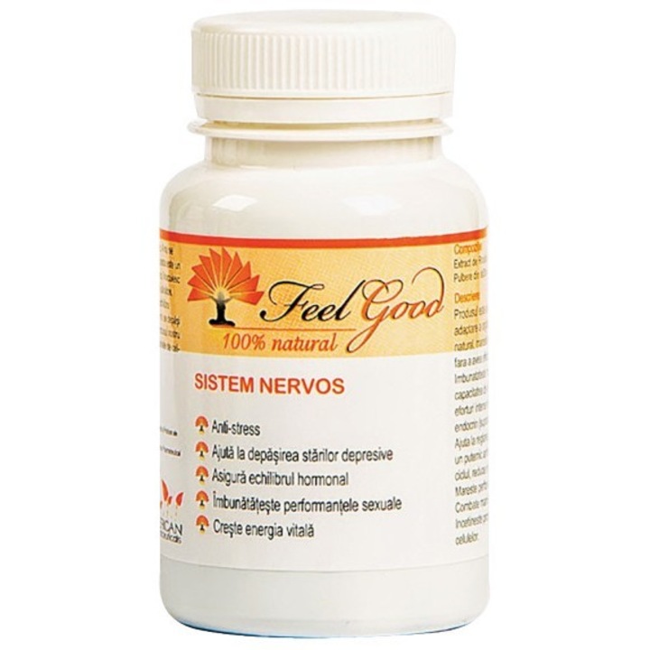 Supliment alimentar, Feel Good, sistem nervos, 60 capsule