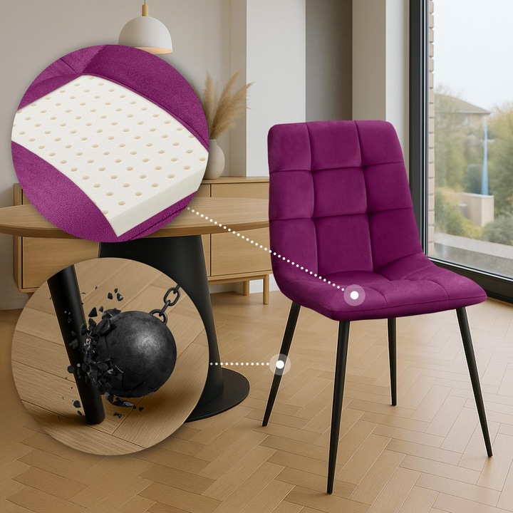 Scaun de masa Antibes violet