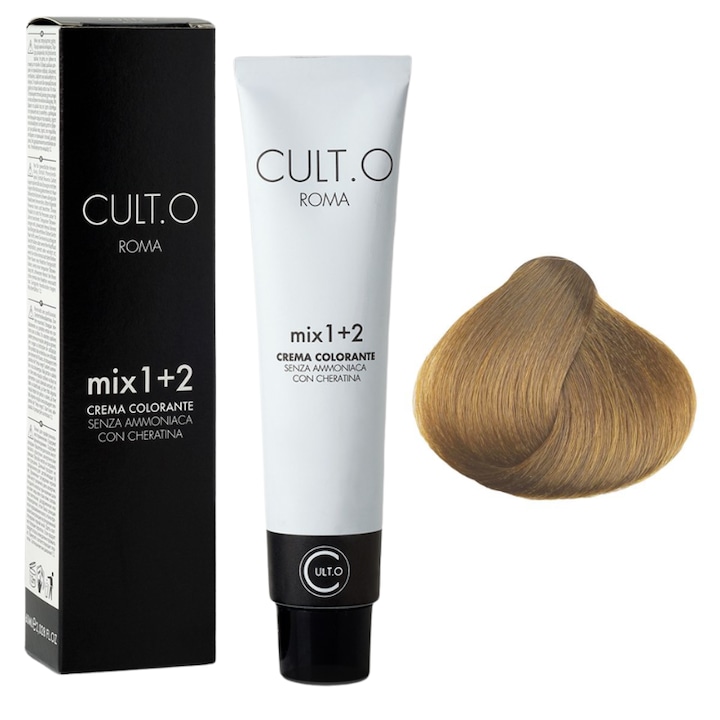 Professzionális tartós hajfesték - 9.3 nagyon világos arany szőke árnyalat (Hamvas&Arany) 60ml, keverési arány 1+2, Cult.O, Faipa