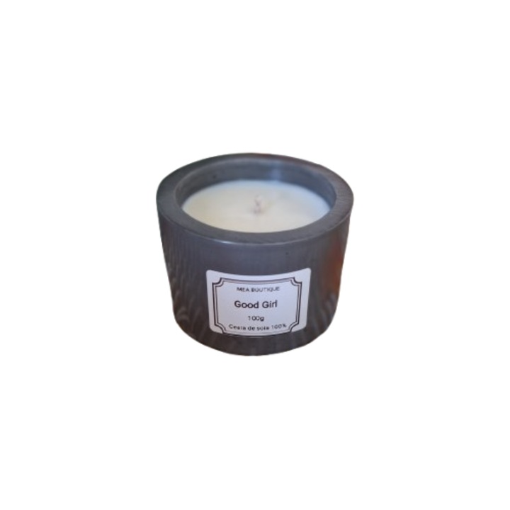 Lumanare Good Girl, 100 g, parfum migdale, recipient ceramic