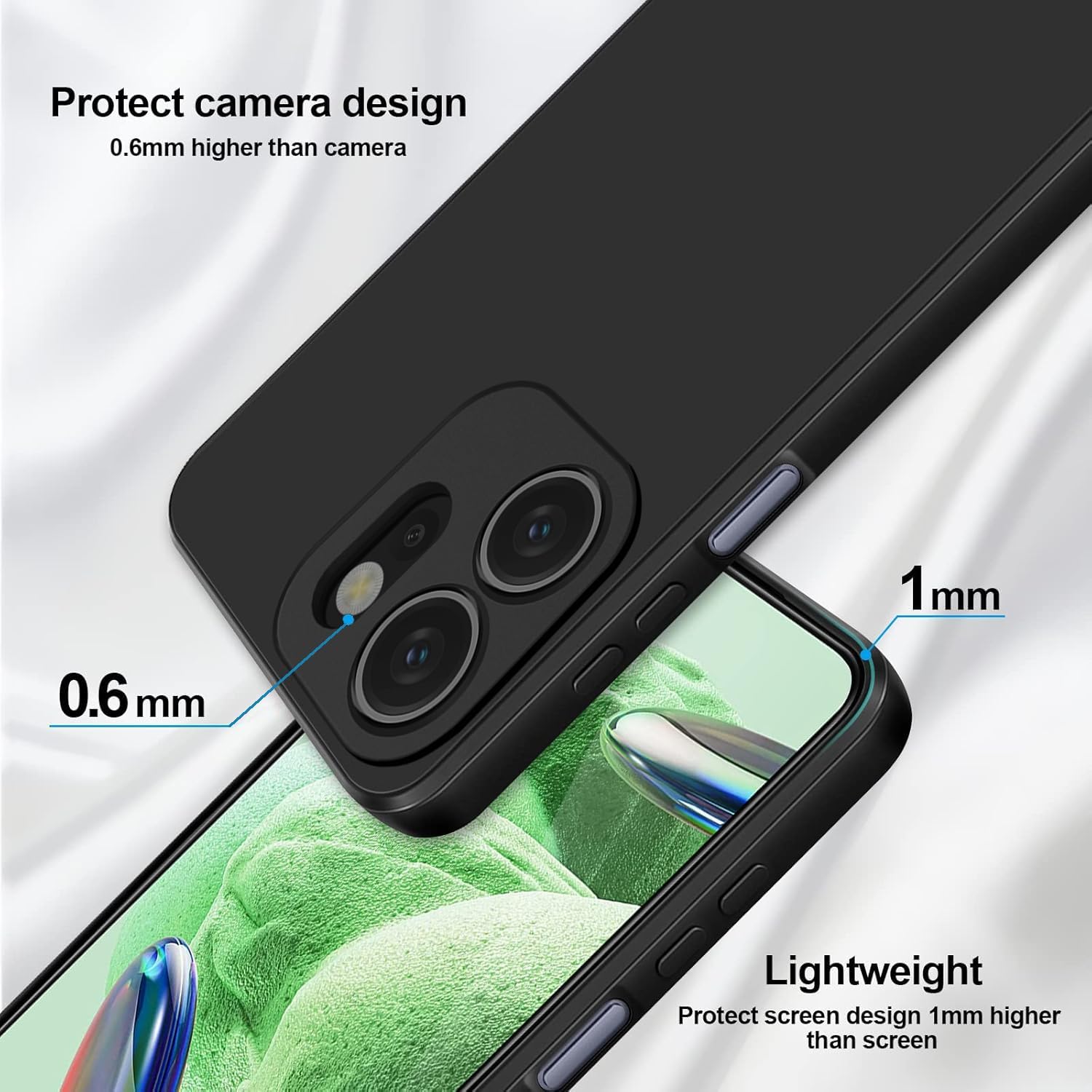 Husa pentru Oppo Reno 14F, 14FS 5G Liquid Silicone, subtire, captusita cu microfibra, anti amprenta, protectie camera foto, fucsia