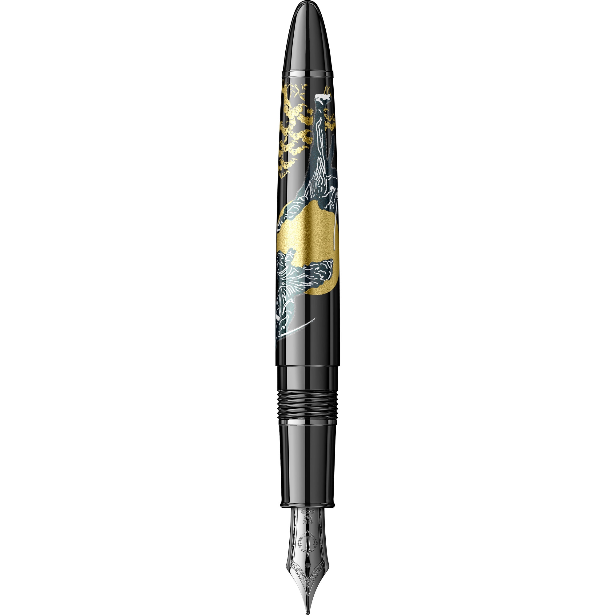 snipes オリジナル Stilou Standard Size Sailor 1911 Ninja II Yuubi Maki-e Katana BT