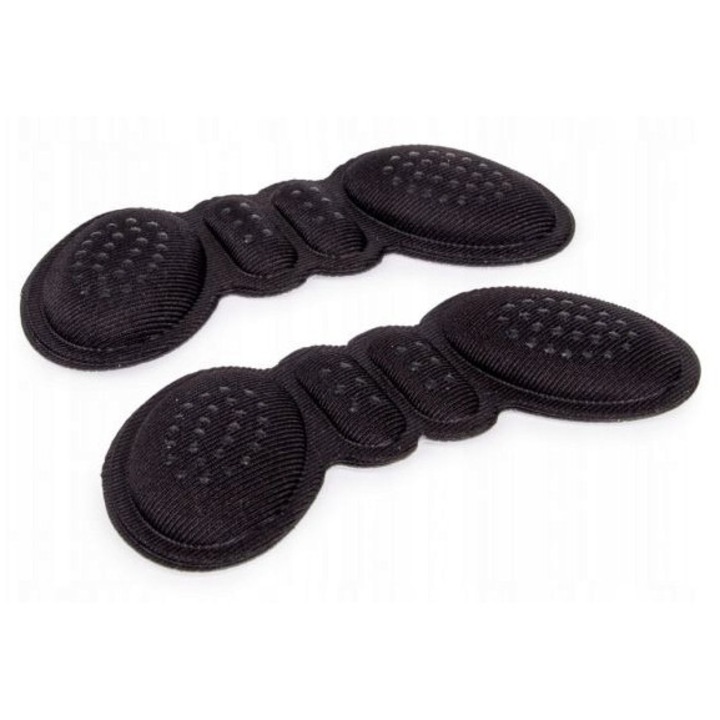 Set 2 Branturi cu Pernite pentru Calcai, pentru Incaltaminte, 10.3 cm, Negru