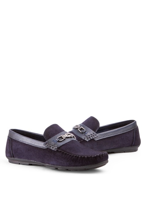 Pantofi bărbați, Piele naturală, Marwells, 303237, Albastru închis, 43