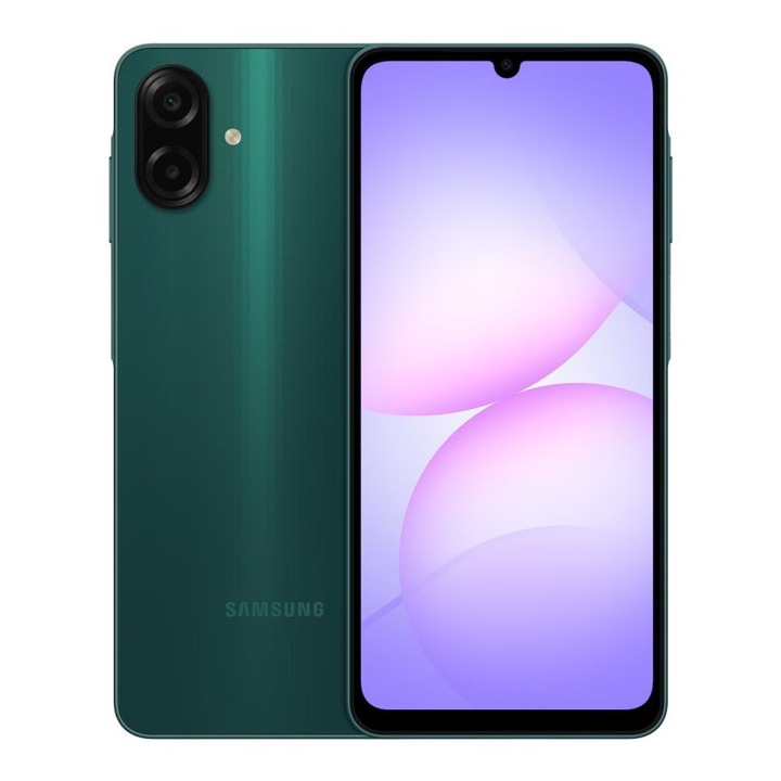 Samsung Galaxy A07 mobiltelefon, 256GB, 8GB RAM, 4G, zöld