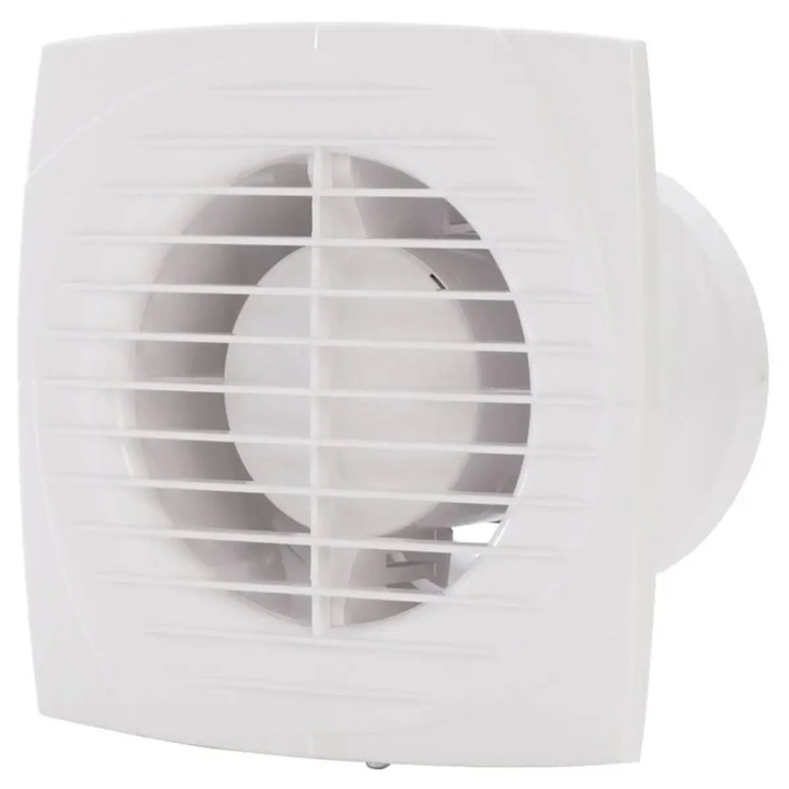 Ventilator extractie de baie Equation D, 100mm, 86m/h, Alb