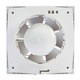 Ventilator extractie Equation D100mm, alb, 72m/h, silențios, cu timer
