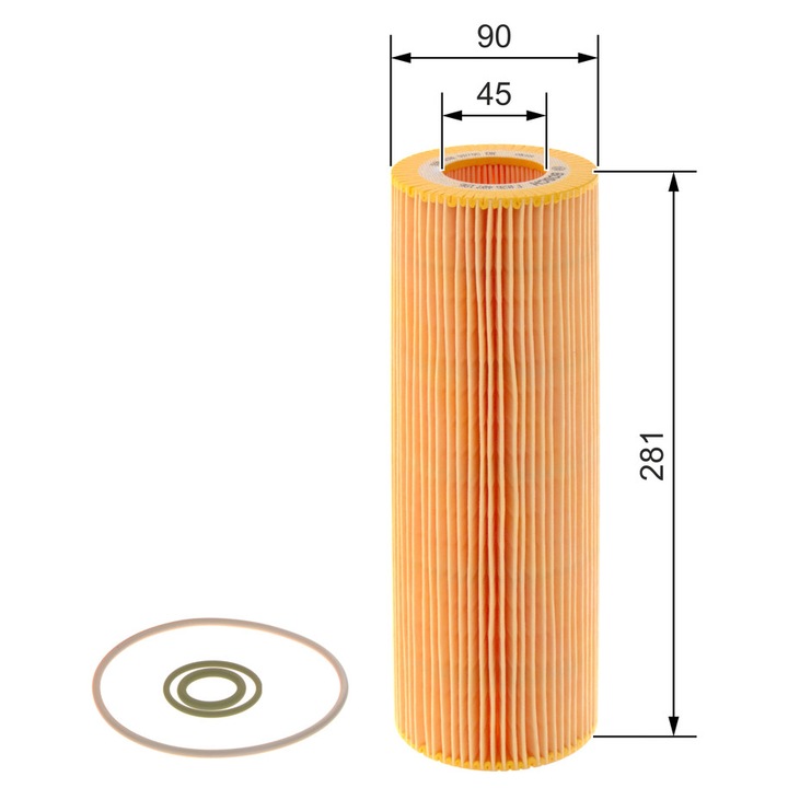 Filtru ulei SCANIA P II P410 din 2017 KW 302 CP 410 CMC 12742, auto, Bosch, 4x Stickere auto cu SCANIA