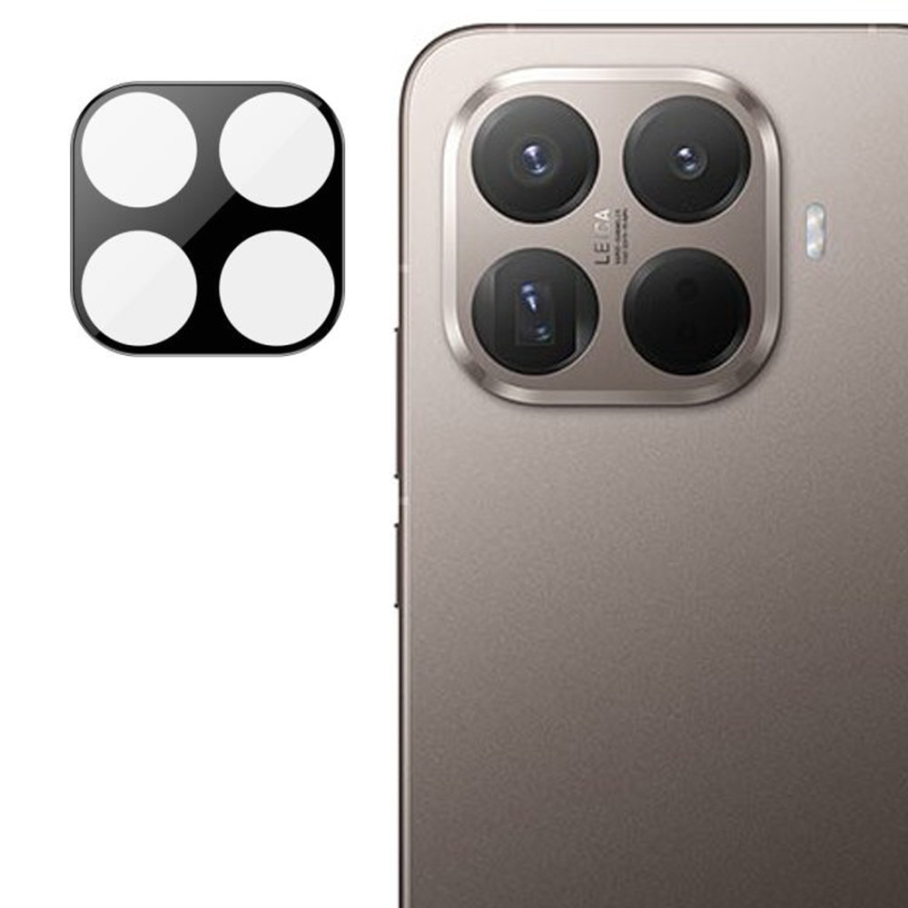 Folie protectie camera pentru Xiaomi 15T Pro, Techsuit Full Glass, Black