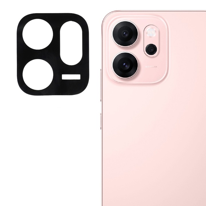 Folie telefon Full Camera Glass Oppo Reno14 F / Reno14 FS 5G Negru