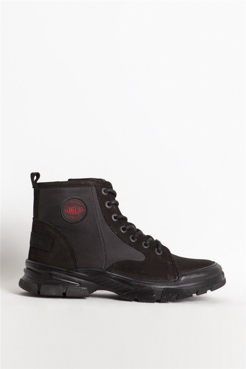 Férfi bakancs, Nubuk, Hammer Jack, 365097, Fekete, 40