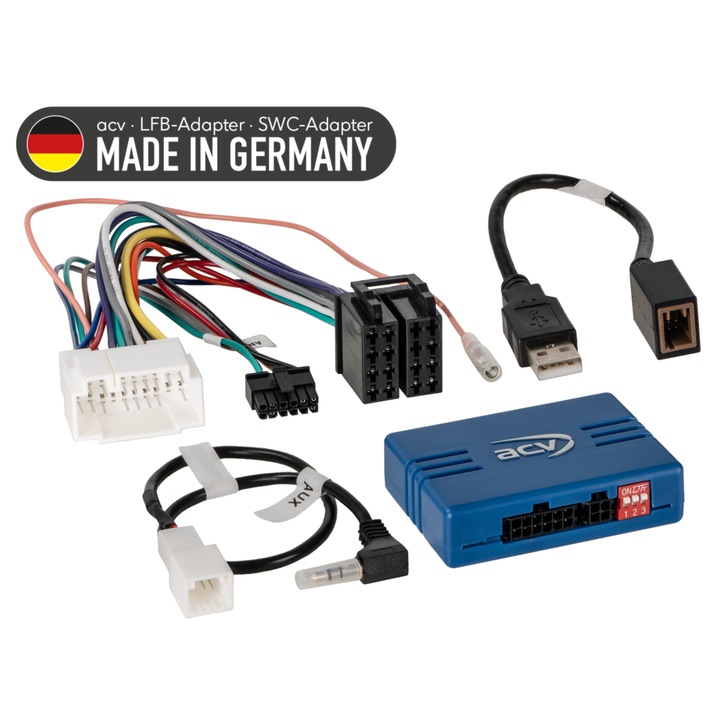 Adapter pentru volan ACV pentru Suzuki, USB/AUX, compatibil cu modele 2010-2024