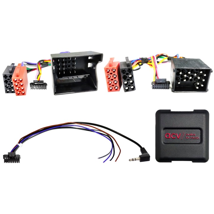 Adapter pentru volan BMW/Mini, ACV, 17Pin/Quadlock, compatibilitate cu sistemele OEM, set
