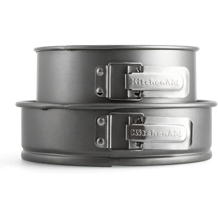 Set forme de copt KitchenAid 20x24cm gri, otel aluminizat, antiaderent