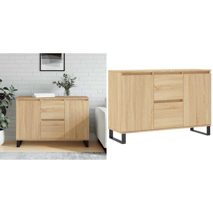 Servanta, stejar sonoma, 101, 5x35x70 cm, lemn prelucrat