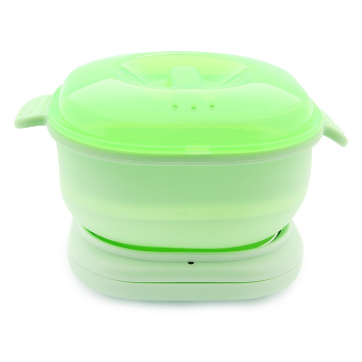 Wax Warmer topitor de ceara din silicon, culoare verde