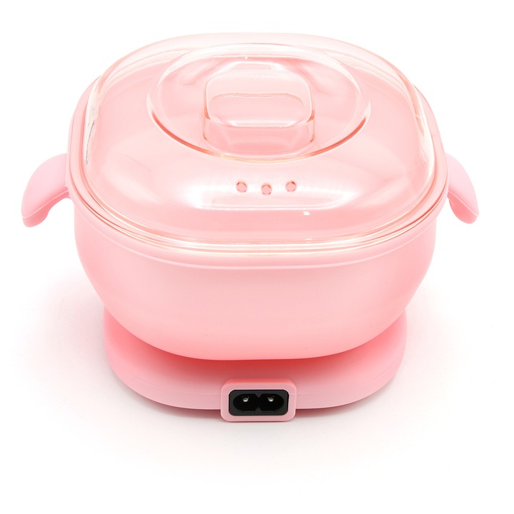 Wax Warmer topitor de ceara din silicon, culoare roz