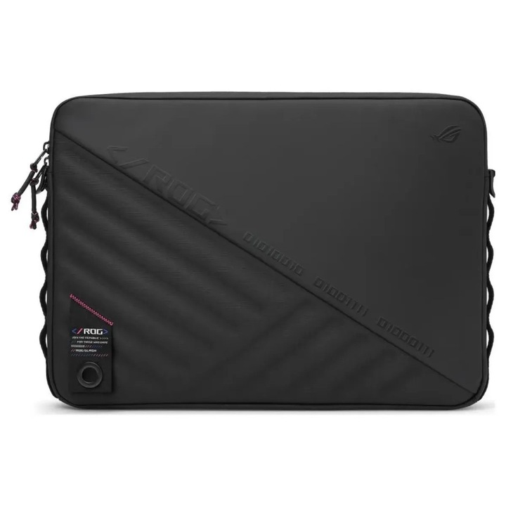 Geanta laptop Asus ROG SLASH SLEEVE 4.0/16, neagra, dimensiuni 4.0x16