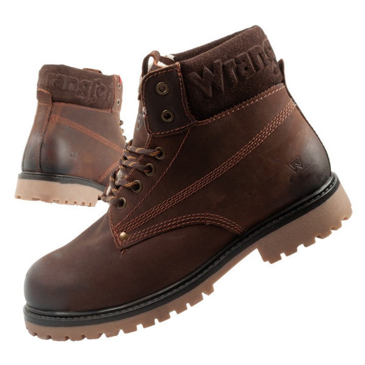 Кожени боти Wrangler Arch Chelsea, Кафяви, Кафяв