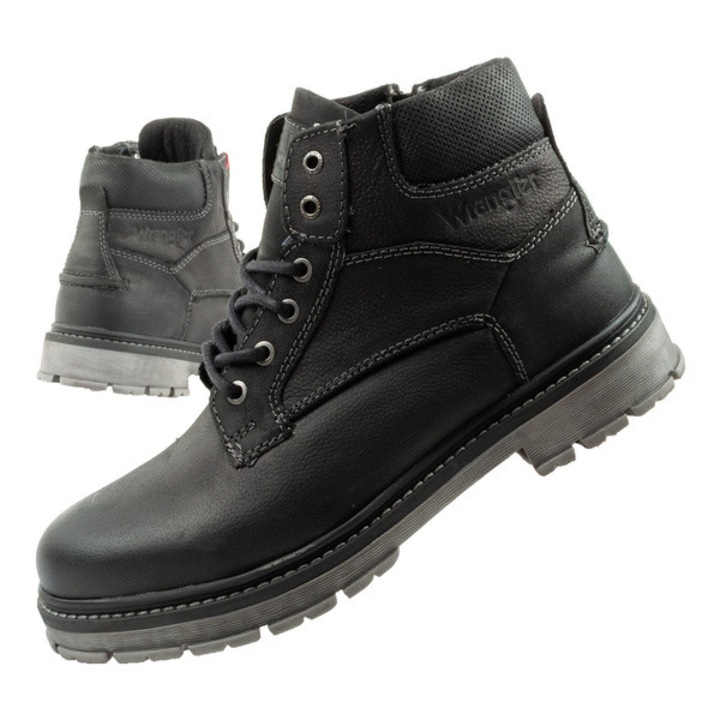 Мъжки боти Wrangler Allan Mid, черни, Черен