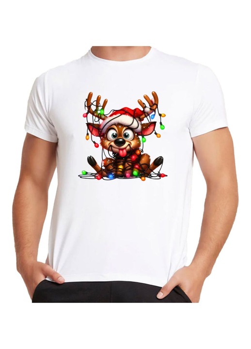 Unisex póló, REN modell, fehér, Fehér