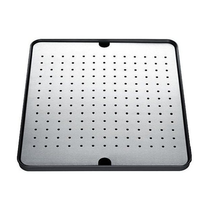 Scurgator Blanco, 425x365cm, negru/argintiu, din otel inoxidabil, pentru chiuvete