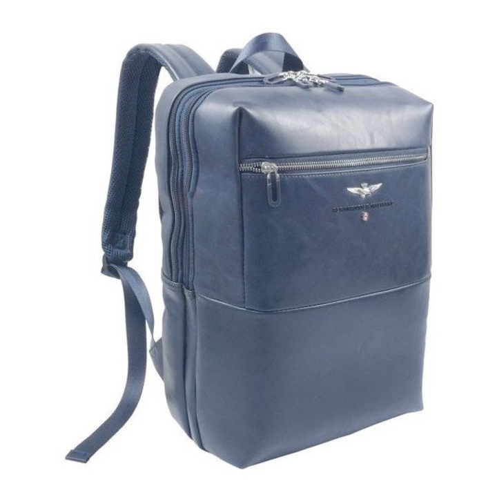 Ghiozdan Aeronautica Militare Performance, 2 compartimente, albastru, 15.6"