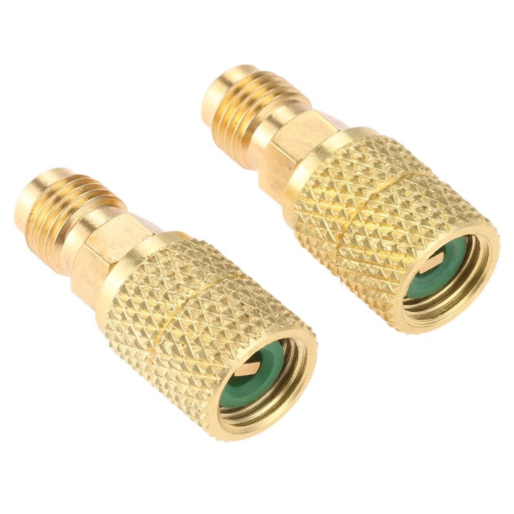 Set 2 adaptoare R410A, Yakumuz, 5/16'' SAE x 1/4'' SAE, pentru sistem mini split HVAC