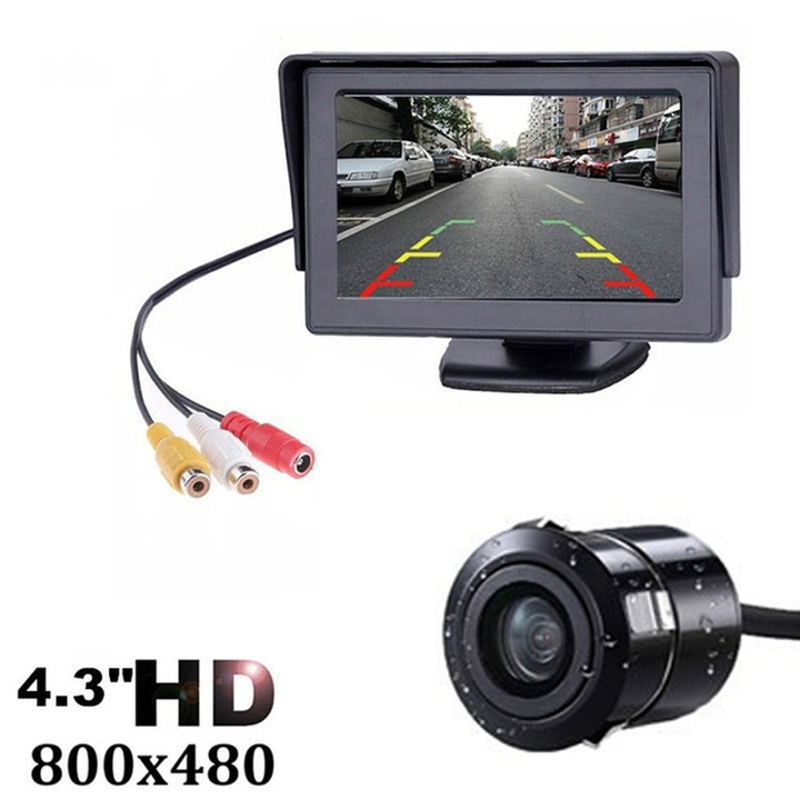 Camera de marsarier CST-919, 3 inch, set cu 4 lumini, 18.5x15x7cm